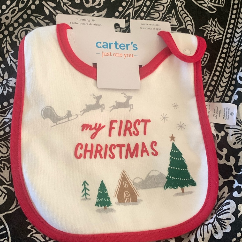 Carter’s Holiday Bib